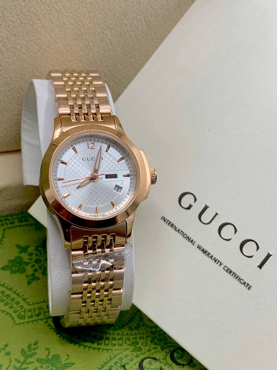 High Quality Luxury Gucci Couple Watch Set