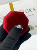 New VVS Moissanite Diamond Ring Design