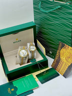 High Quality Luxury Couple Set Rolex Watch