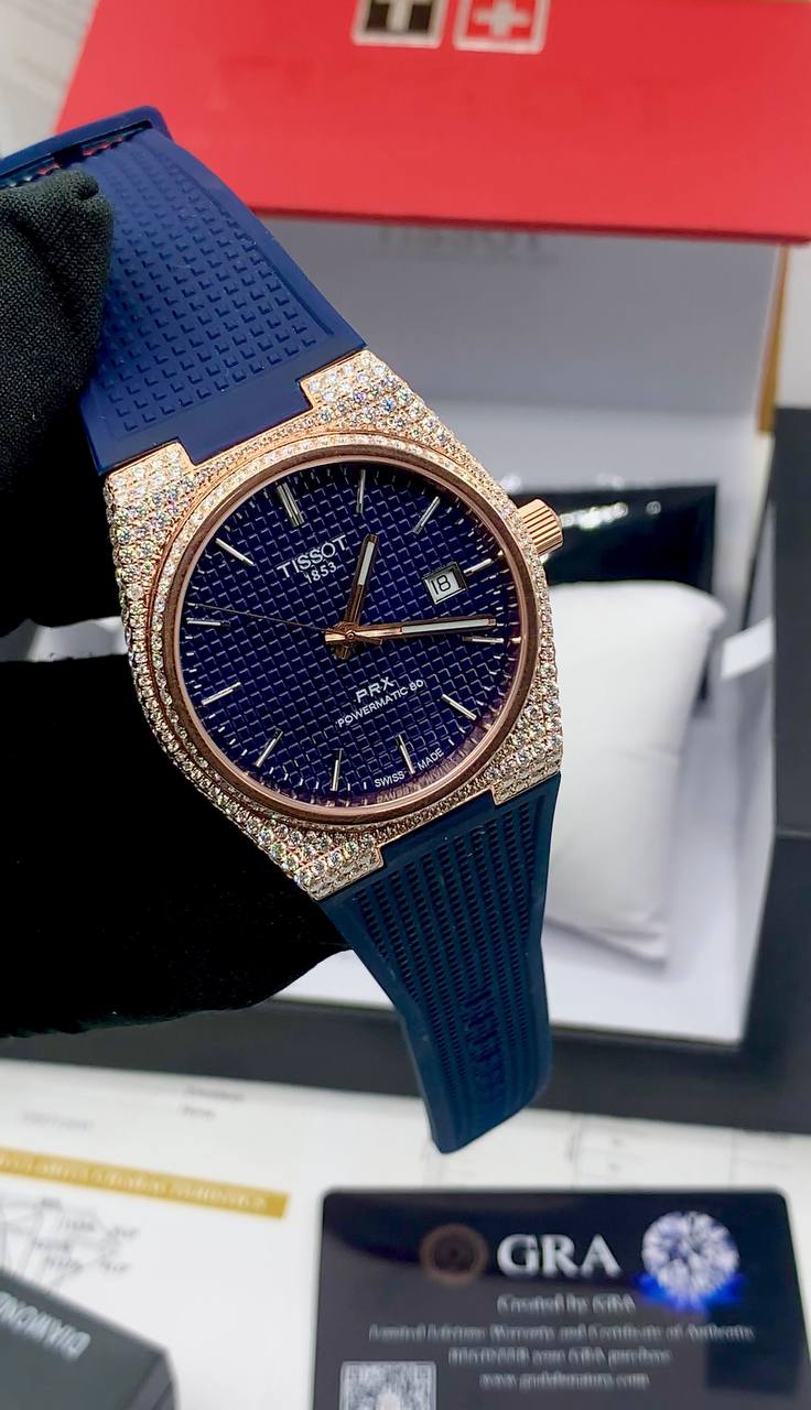 100% BussDown Moissanite Tissot Wristwatch