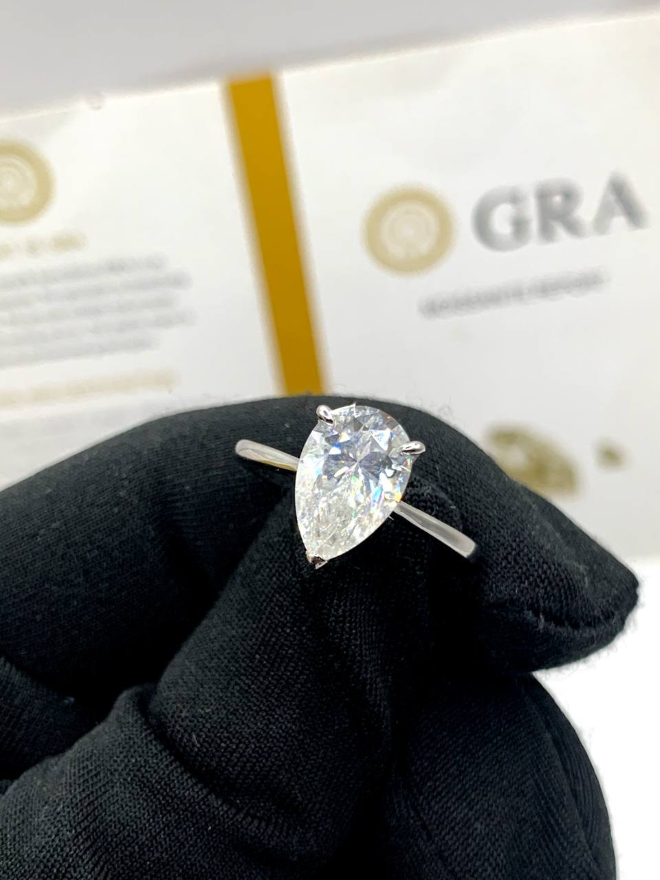 5ct VVS Moissanite Diamond Ring