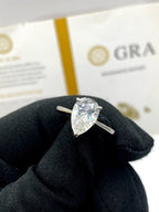 5ct VVS Moissanite Diamond Ring
