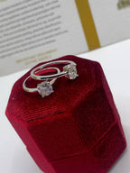 New VVS Moissanite Diamond Ring Design