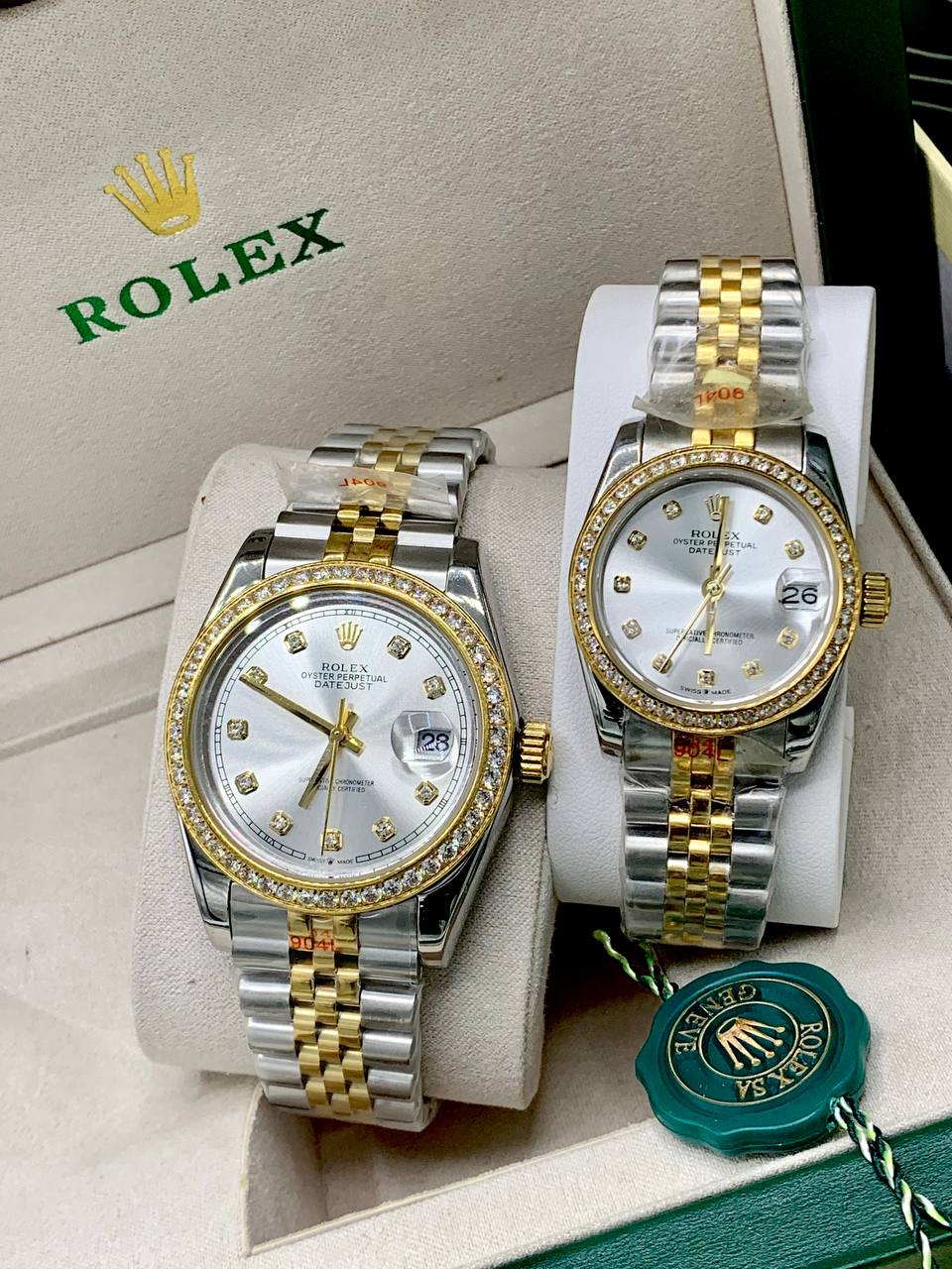 High Quality Luxury Couple Set Rolex Watch