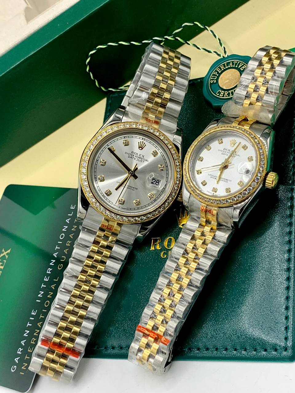 High Quality Luxury Couple Set Rolex Watch