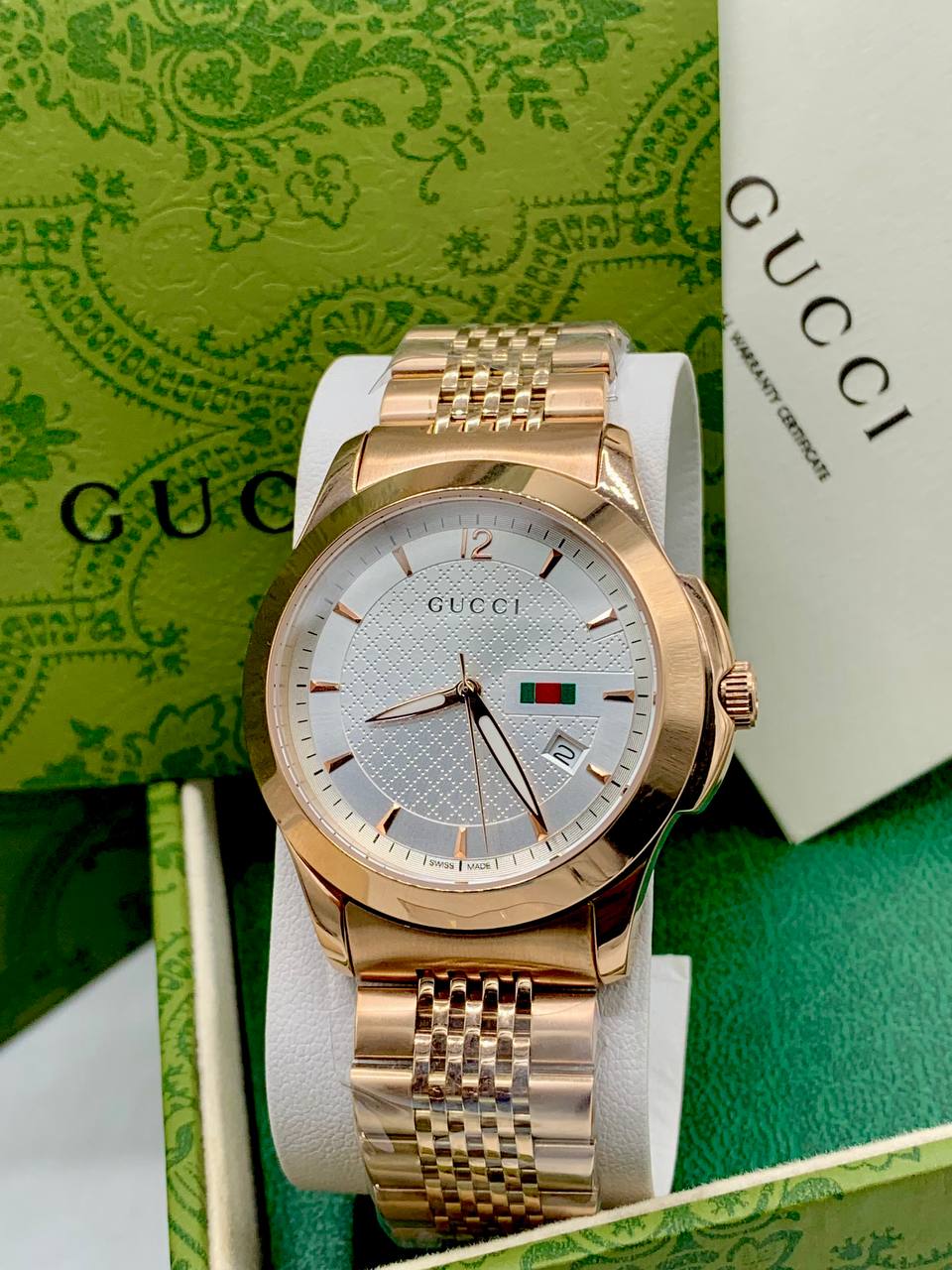 High Quality Luxury Gucci Couple Watch Set