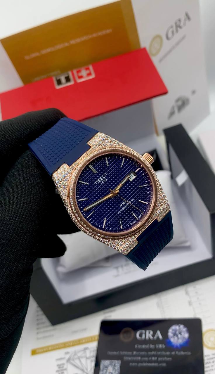 100% BussDown Moissanite Tissot Wristwatch