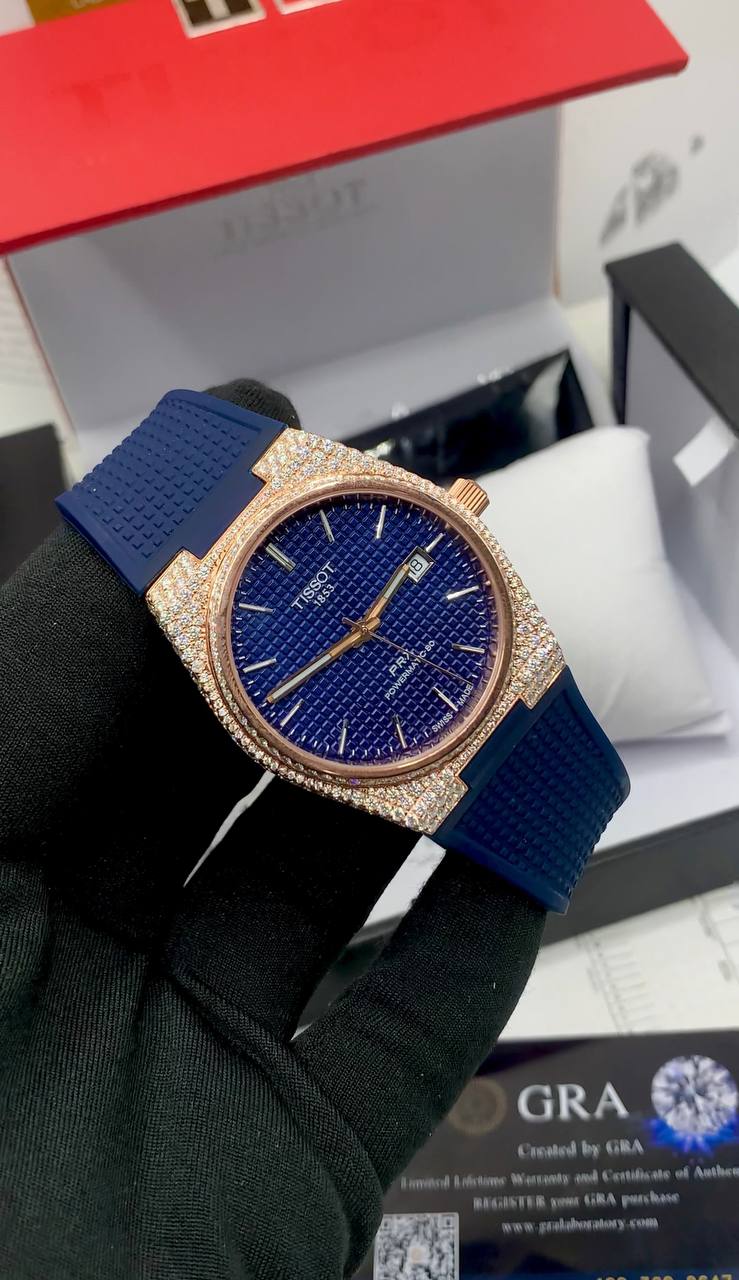 100% BussDown Moissanite Tissot Wristwatch